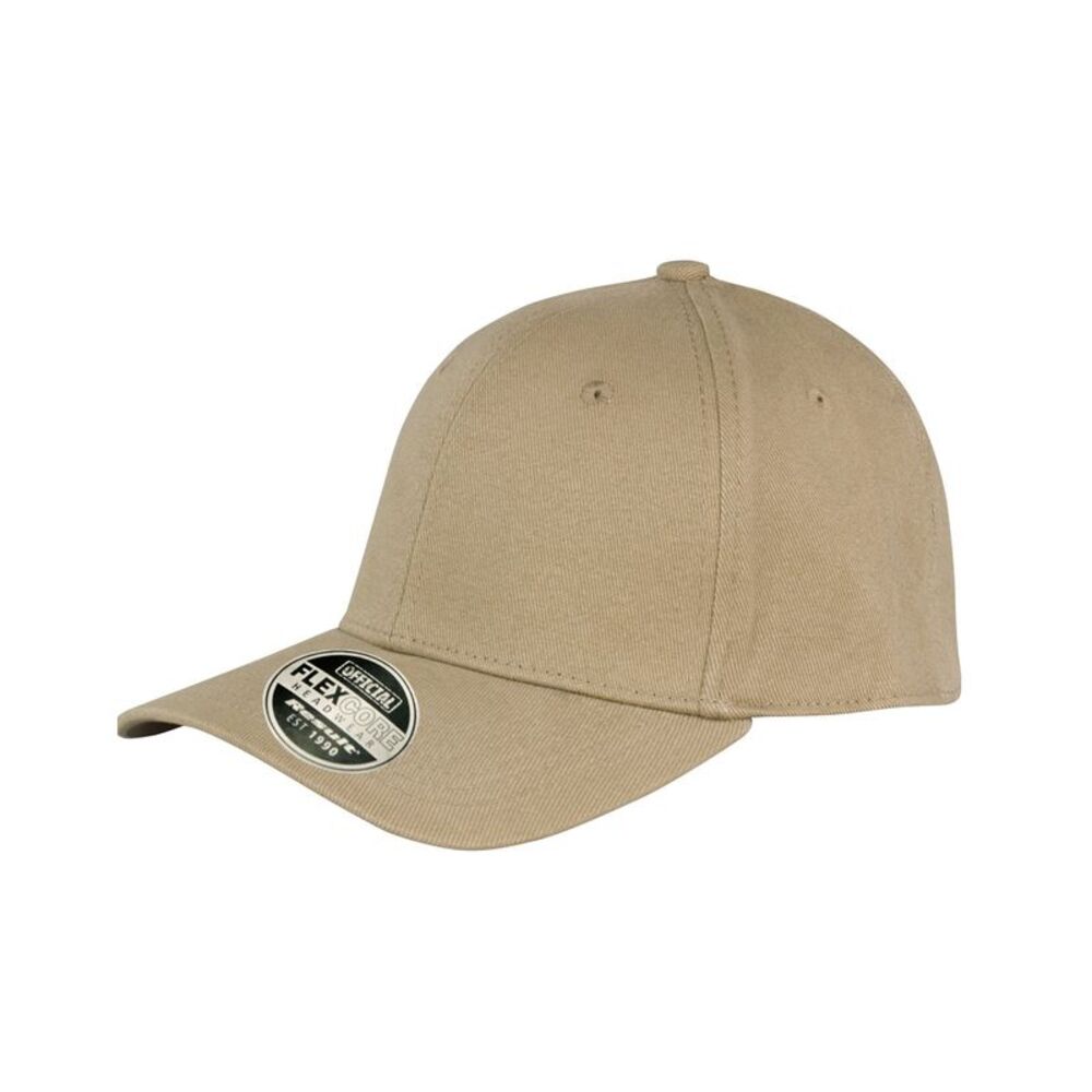 Result Headwear Kansas Flex Baseball Cap / Khaki Green